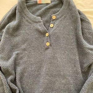 Free people beach Henley pullover medium